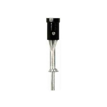 SATCO Satco 80-1148 Phenolic Candelabra Socket with 24-in. Leads  3-in. Flange 80/1148